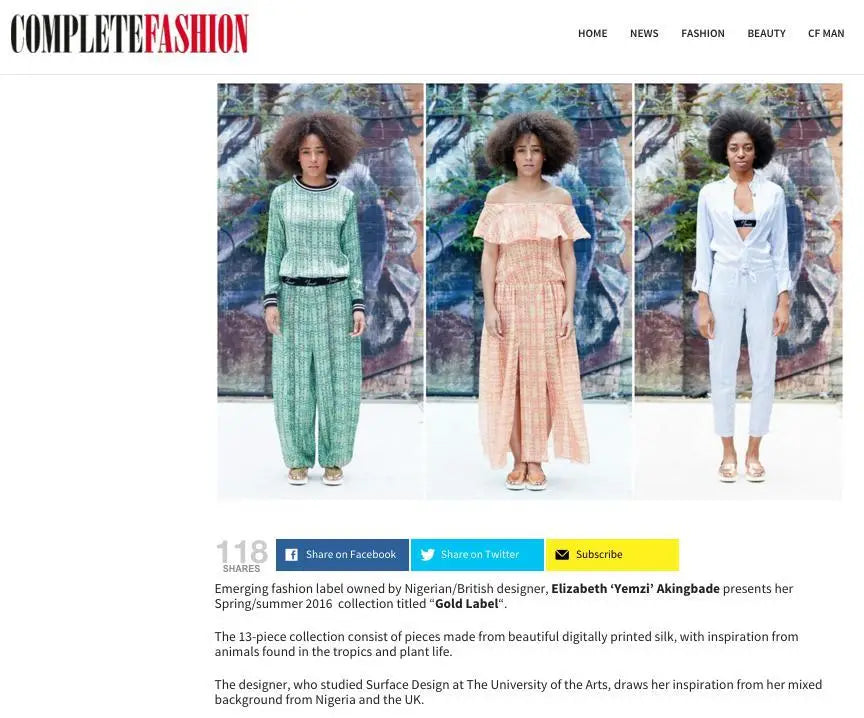 COMPLETE FASHION X YEMZI