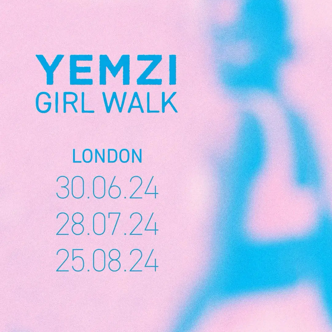 yemzi girl walk poster dates london