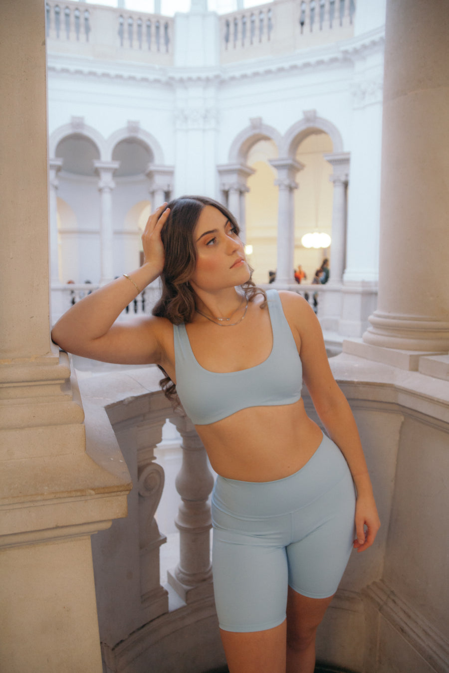 Sky Blue Active Bra