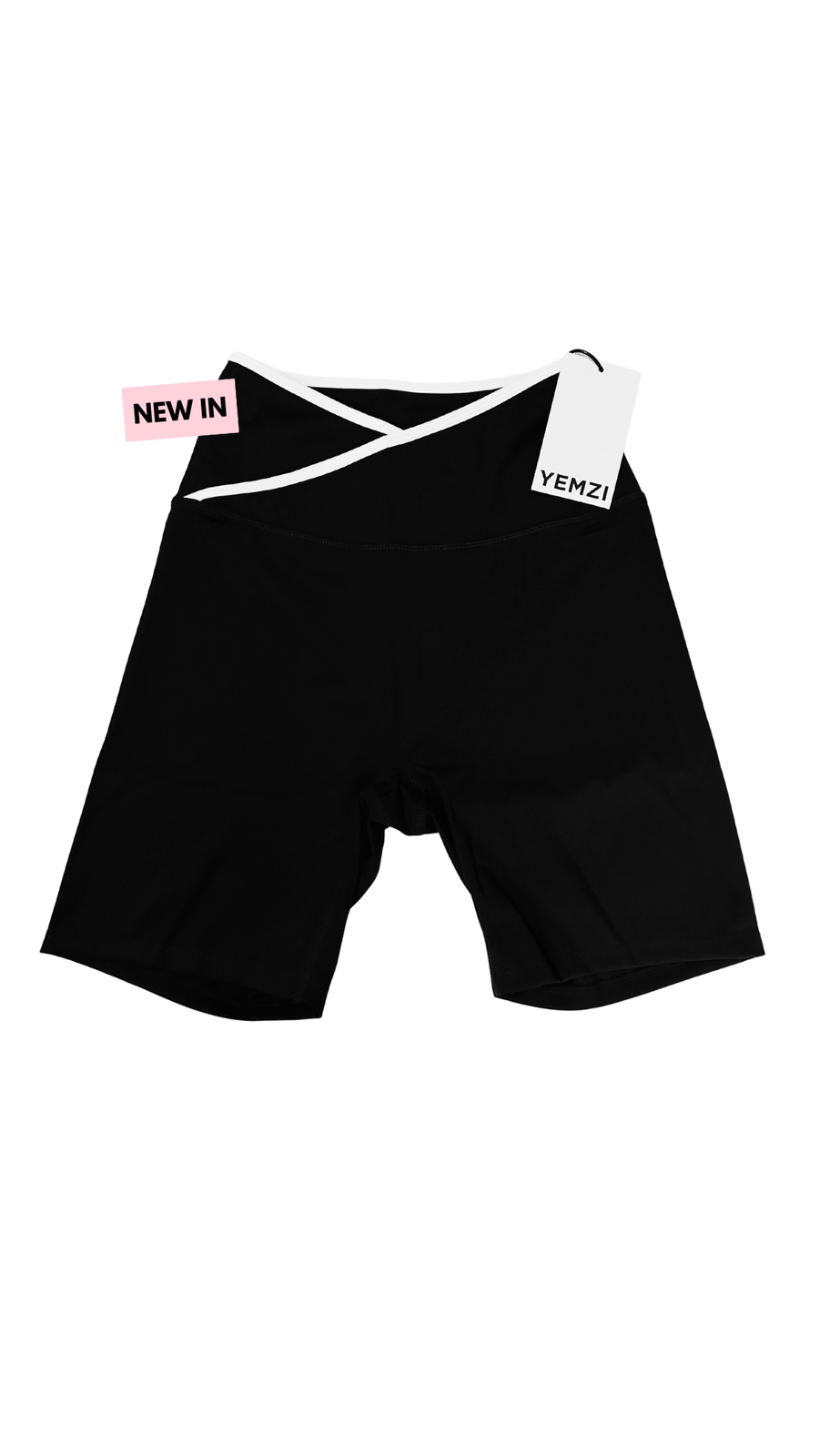 Active Contrast Shorts - Black/White
