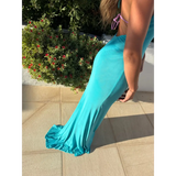 Azura Halterneck Maxi Dress - Dress