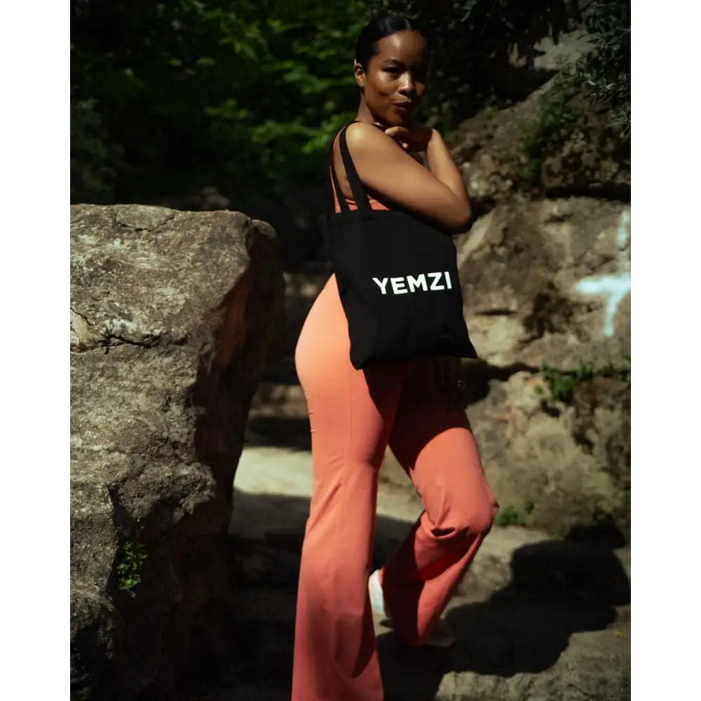 Black Cotton Canvas Tote Bag - Accessories