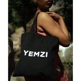 Black Cotton Canvas Tote Bag - Accessories