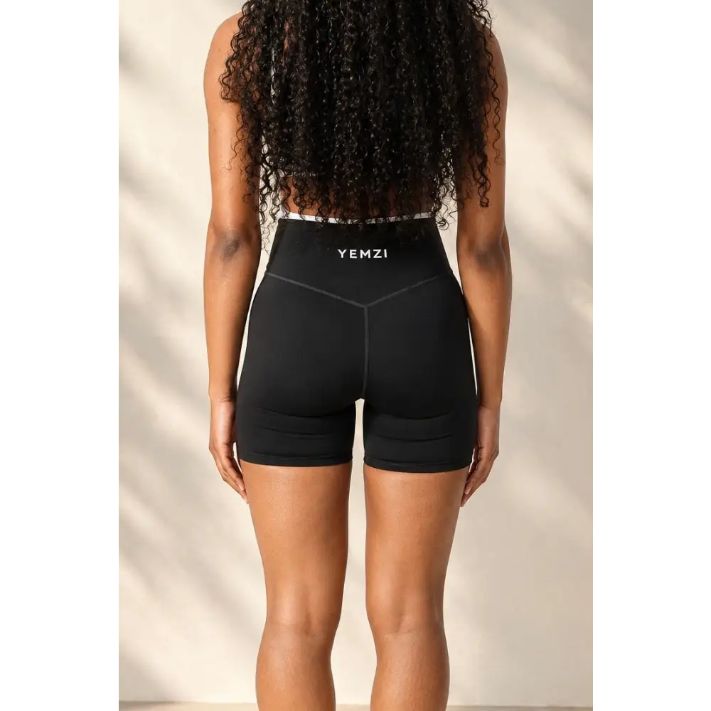 Black & White Active Contrast Shorts - Tall - Activewear