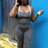 Cross Back Built in Bra Sculpt Tank Top [FREE ITEM] - Activewear