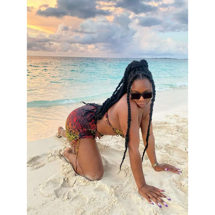 Singer Shae universe in Egan 3 Piece Bikini Set