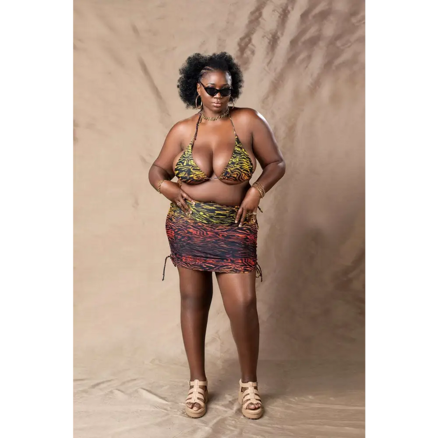 YEMZI EGAN 3 PIECE BIKINI SET