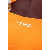 Fanta Orange Sculpt Seamless Ribbed Leggings