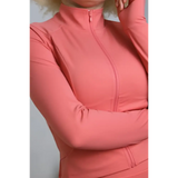 Guava Pink Active Zip Jacket