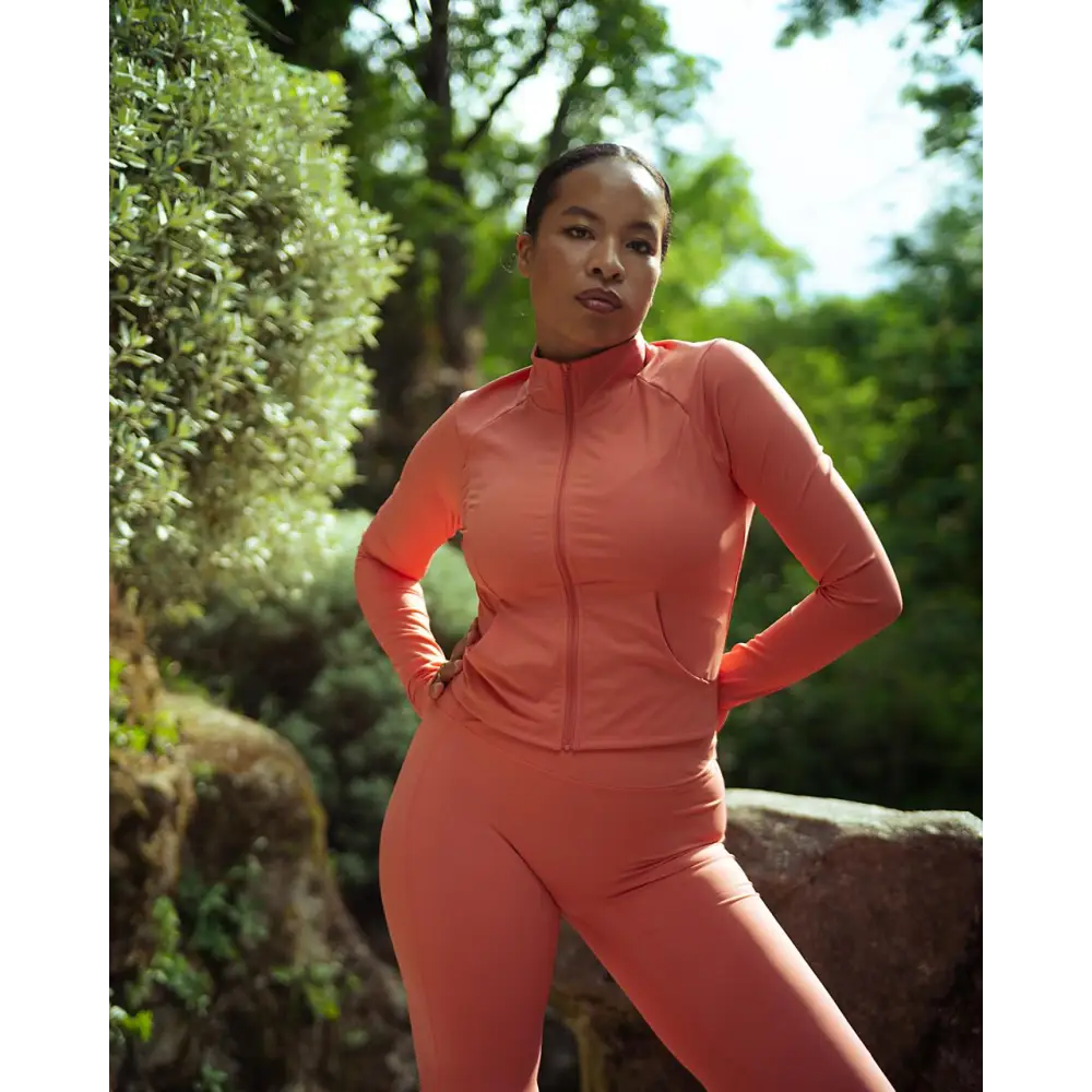 Guava Pink Active Zip Jacket - Activewear