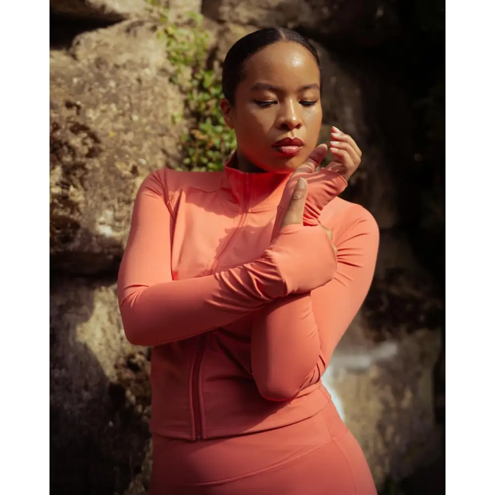 Guava Pink Active Zip Jacket - Activewear