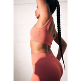 Guava Seamless Square Neck Ribbed Sports Bra - Activewear