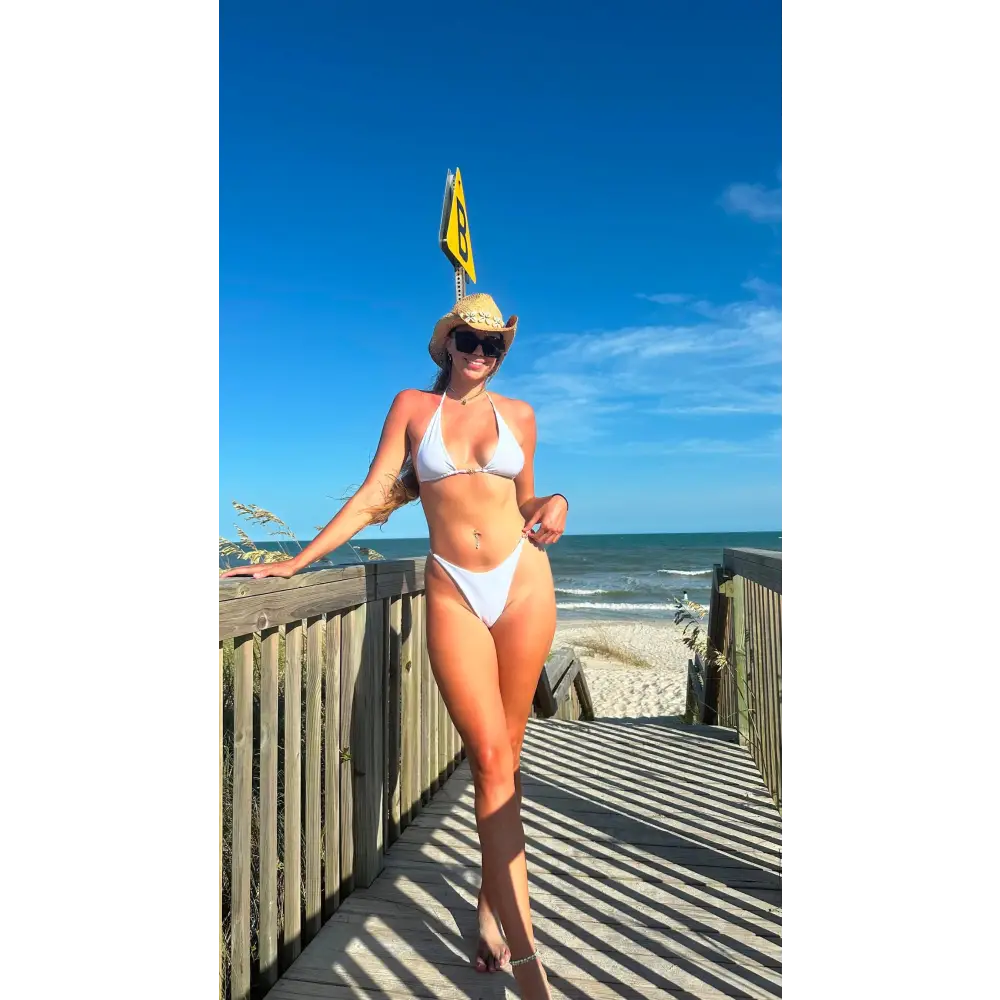 Okun Marine White Bikini Set - Swimwear