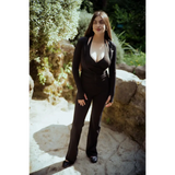 Onyx Hooded Zip Jacket & Soft Flare Trousers Set - Tall - Activewear