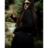 Onyx Hooded Zip Jacket & Soft Flare Trousers Set - Tall - Activewear