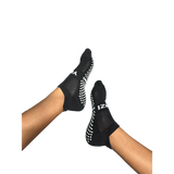 Pilates Non‑Slip Grip Ankle Socks – Bold Dreamer (Black & White) - Black / One size - Accessories