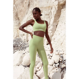 Sage Green Sculpt Seamless Ribbed Bra