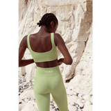 Sage Green Sculpt Seamless Ribbed Bra
