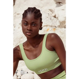 Sage Green Sculpt Seamless Ribbed Bra