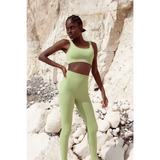 Sage Green Sculpt Seamless Ribbed Bra