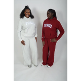 Tall Lunar Grey Cotton Varsity Hoodie - Activewear