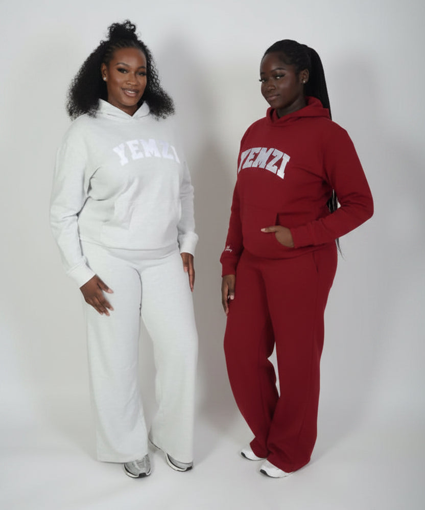 Tall Lunar Grey Cotton Varsity Hoodie - Activewear