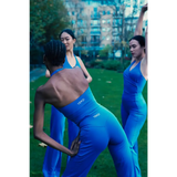 Tall Royal Blue Wide Leg Contour Pants - Activewear