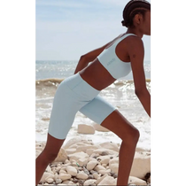 Sky Blue Premium Cycle Shorts